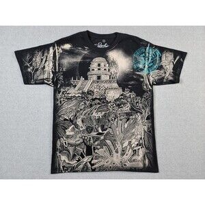 Sacbe “Hecho en Riviera Maya” Cancun Festival Graphic Tee T-Shirt Sz M Mexico